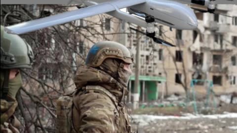 Drone comercial chinês é abatido por militares ucranianos em Sloviansk.