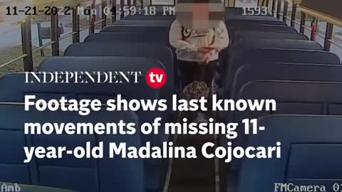 Footage shows last known movements of missing 11-year-old Madalina Cojocari