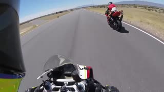 Spring Mountain Motorsports Raceway 5/14/2016 helmet cam Ducati Panigale 1199 tri-color