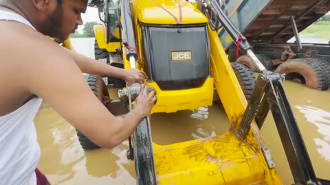 Washing Fun withJCB