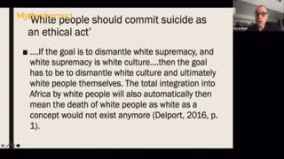 INSANE Professor AGREES "White People Should Commit Suicide as an Ethical Act”