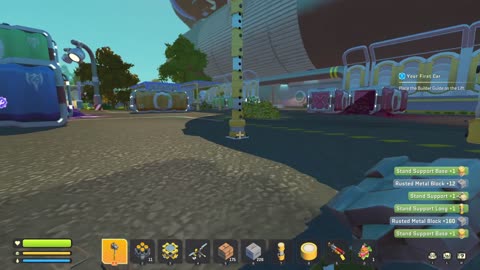 Scrap Mechanic Sneaking and Fighting into Warehouse