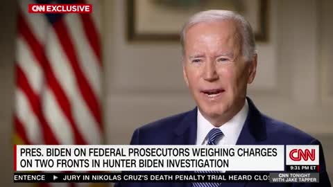 Jake Tapper Asks Biden to His Face About Criminal Charges for Hunter