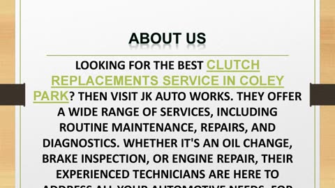 Best Clutch Replacements Service in Coley Park