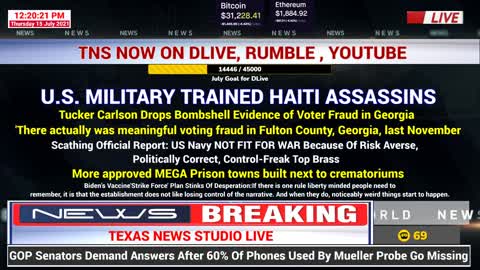 TEXAS NEWS STUDIO BREAKING: U.S. MILITARY TRAINED HAITI ASSASSINS