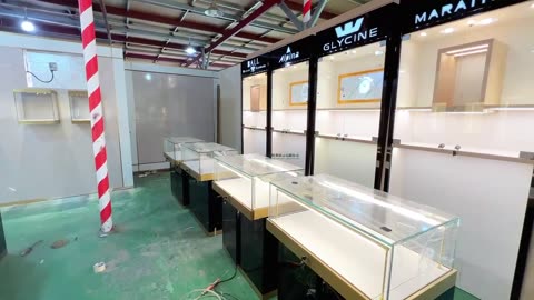 2023 The latest watch shop showcase manufacturing project