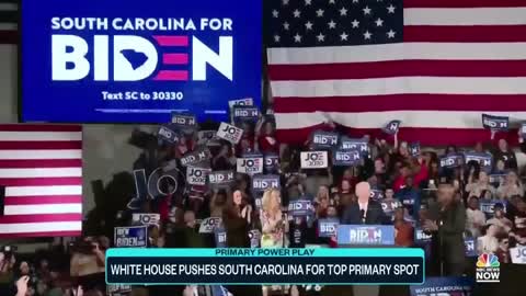 WHITE HOUSE PUSHES SOUTH CAROLINA FOR TOP PRIMARY SPOT