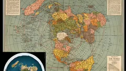 Air Map of the World 1945