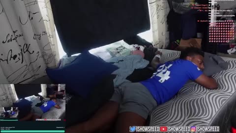 iShowSpeed Sleep Stream, But Fans Play Clips.. 😂 (Pt. 2)
