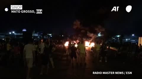 Protesters block road after Bolsonaro's defeat in Brazil | AFP