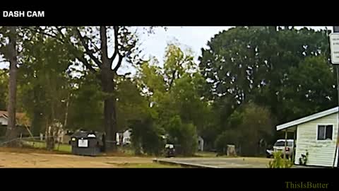 Dash cam video shows Louisiana trooper shoot suspect after being choked out with his own baton