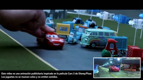 Recreando la escena del accidente de Rayo McQueen | Pixar Cars