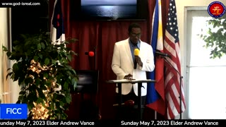 May 7, 2023 Sunday School: GOD IS GOD! We Needed a Savior! -Elder Andrew Vance