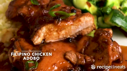 Filipino Chicken Adobo (incredible, EASY chicken thigh recipe!)