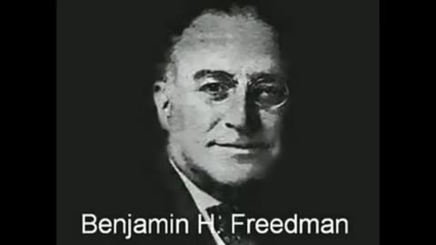 Jüdischer Zeitzeuge Benjamin H Freedman. Rede