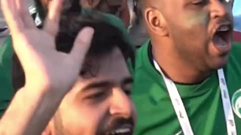 Saudi Fans Take On Argentine Fans In The _Water Bottle Challenge_ _ Oh My Goal