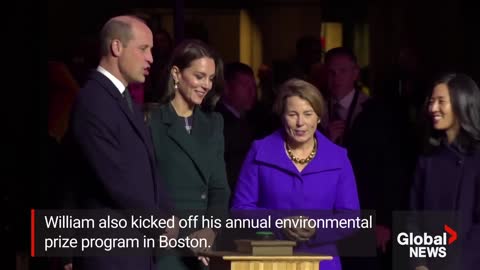 Prince William and Kate get mixed reaction, USA! chants at Celtics game during visit to Boston