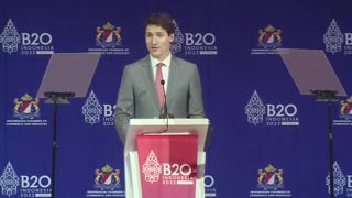 Canada: PM Trudeau addresses business leaders at B20 summit in Bali, Indonesia – November 14, 2022
