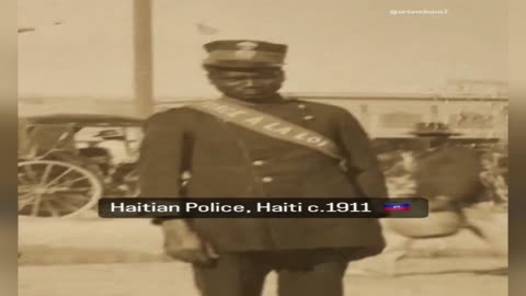 L'ANCIENNE POLICE NATIONAL D'HAITI EN 1911