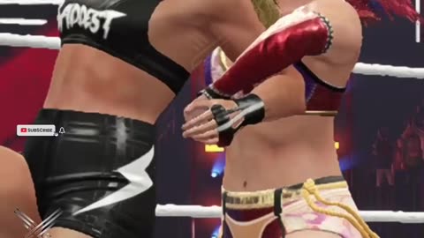 Asuka's Winning Move Outsmarting Ronda Rousey in WWE 2K23