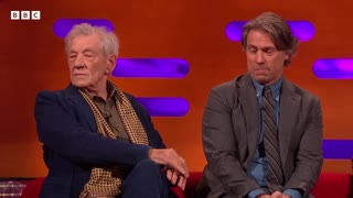 John Bishop was Ian McKellen's first screen husband - what a duo 😂 🐤@The Graham Norton Show ⭐️ BBC