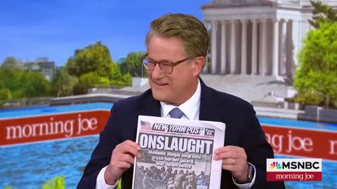USA: Joe Scarborough blame the illegal immigrant riot at Southern Border this on Donald Trump!