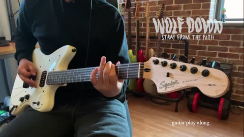 Wolf Down - Stray From The Path (guitar play along) Squier Affinity Jazzmaster HH