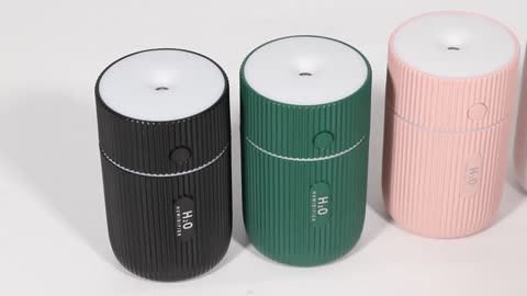 Car Air Humidifier Ultrasonic Aroma Diffuser with LED Light