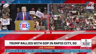 President Trump at South Dakota GOP Monumental Leaders Rally 09/08/2023