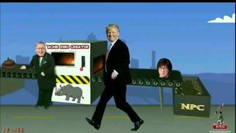 President Trump walking towards victory