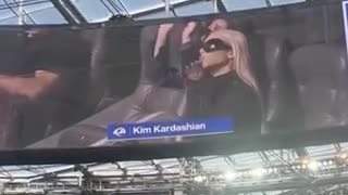Kim Kardashian boo'd at football game