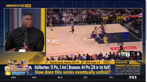 UNDISPUTED Skip Bayless reacts Brunson's 44 Pts as Knicks beat Pacers 121-91 to take 3-2 lead
