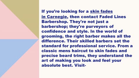 Best skin fades in Carnegie