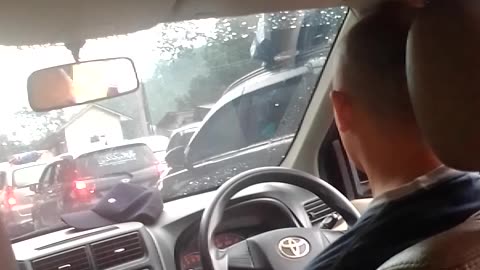 Macet saat mudik lebaran