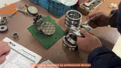 Third Party Inspection process with products of UC bearing sleeves