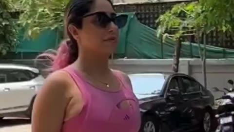 Neha Bhasin Spotted At Outside Gym In Bandra #nehabhasin #short #shorts #trending