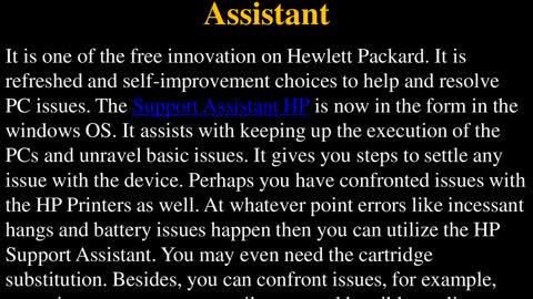 How To Install & Use HP Support Assistant