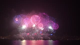 Spectacular Fireworks Light Up The Cannes Sky