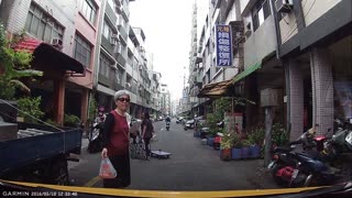 Angry Pedestrian Stops Traffic