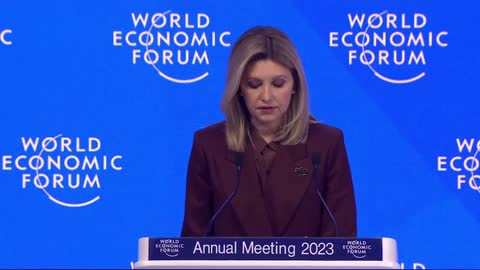 Ukraine's First Lady tells WEF Russia's aggression will not stay in Ukraine