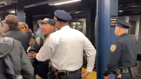 NYPD Violently Clashes with Protestors of Subway Rider's Chokehold Death