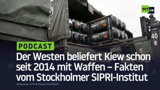 Der Westen beliefert Kiew schon seit 2014 mit Waffen – Fakten vom Stockholmer SIPRI-Institut