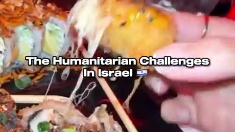 I made a compilation of the humanitarian challenges Israel’s currently facing.