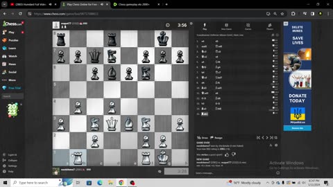 Chess gameplay elo 2000+