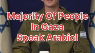 Israel Orders Arab Speaking People Of Gaza To Vacate Or Else In English.