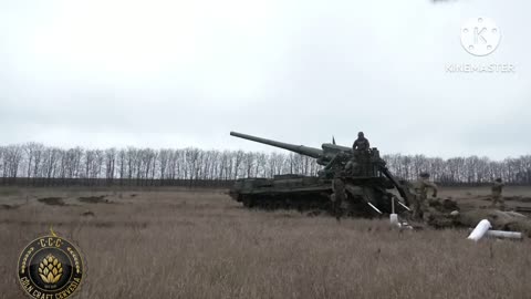 MOMENT brave Ukrainian troops blast Russian tanks with rifles from trenches
