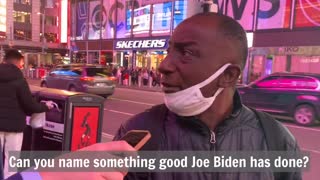 EPIC FAIL: New Yorkers Try to Name Something Good Biden Has Accomplished