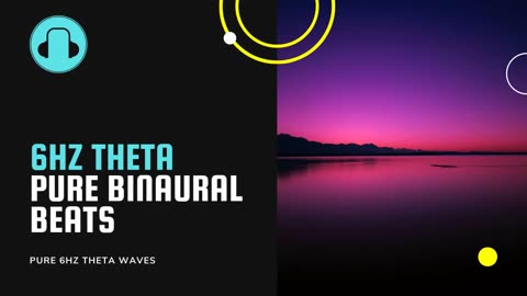 6 Hz Theta Waves Binaural Beats | Theta Wave Shifting | 5 Mins |