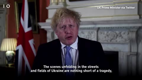 UK's Johnson appeals to Russians