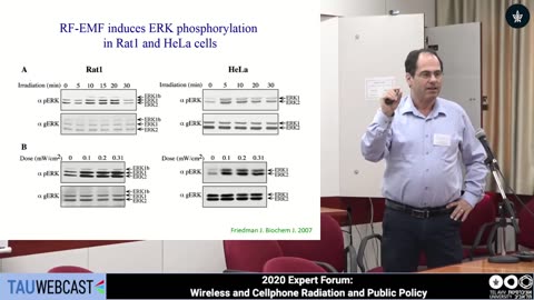 Cell-signaling in response to radio-frequency electromagnetic field